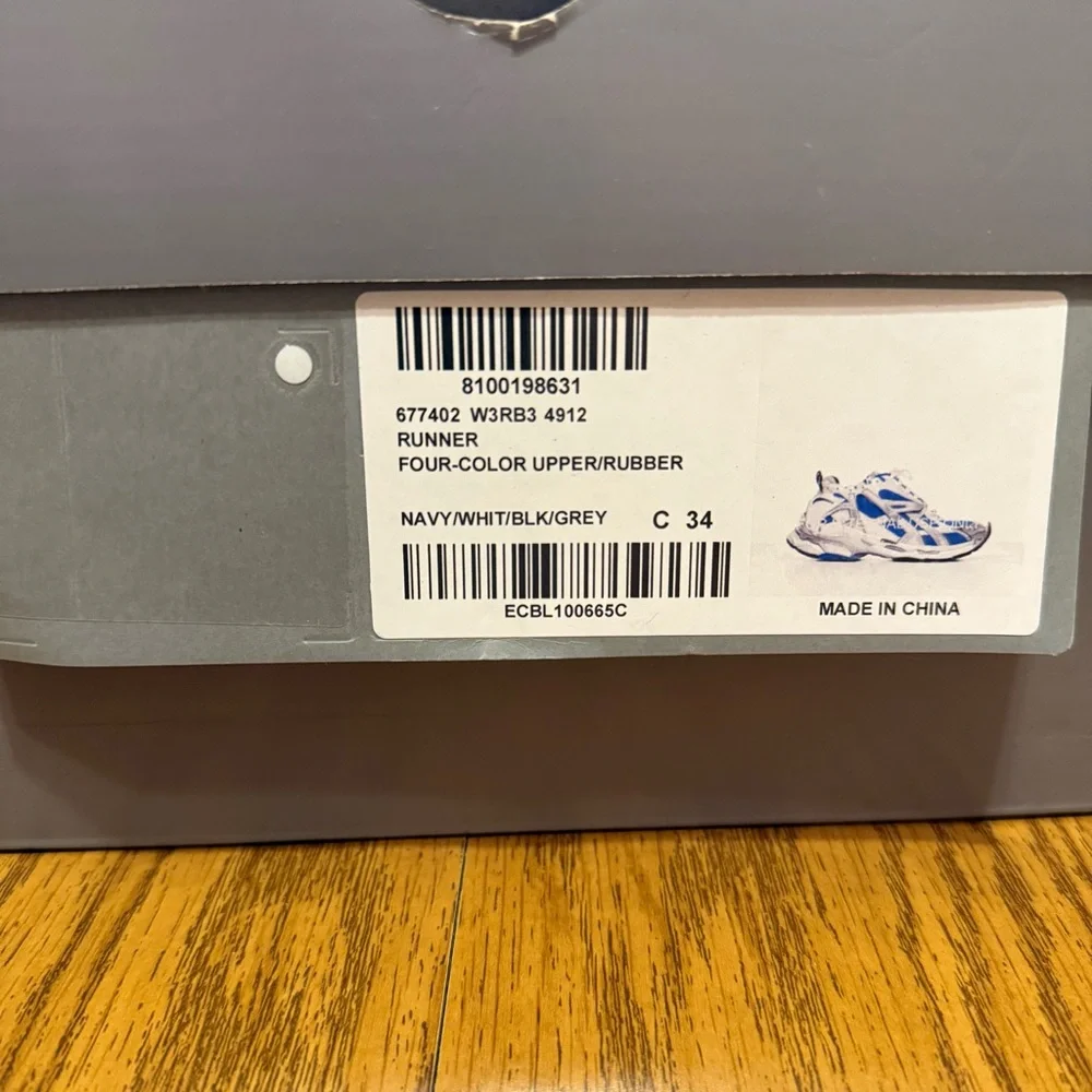 Balenciaga Runner Sneaker (Blue/White)‎